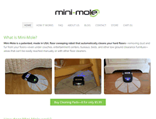 Tablet Screenshot of minimole.com